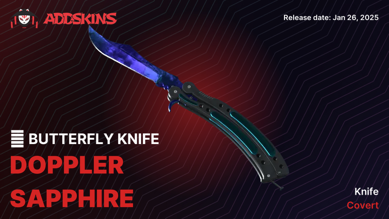 ★ Butterfly Knife Doppler Sapphire ★ Butterfly Knife Doppler Sapphire