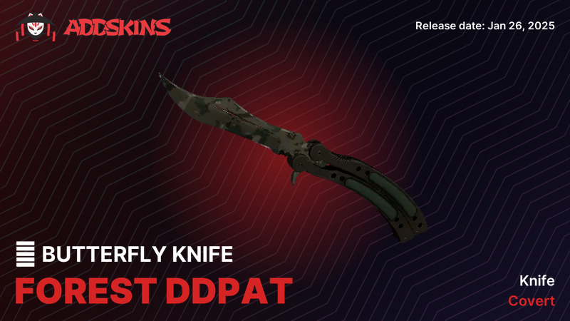 ★ Butterfly Knife Forest DDPAT ★ Butterfly Knife Forest DDPAT