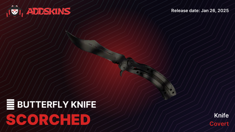★ Butterfly Knife Scorched ★ Butterfly Knife Scorched
