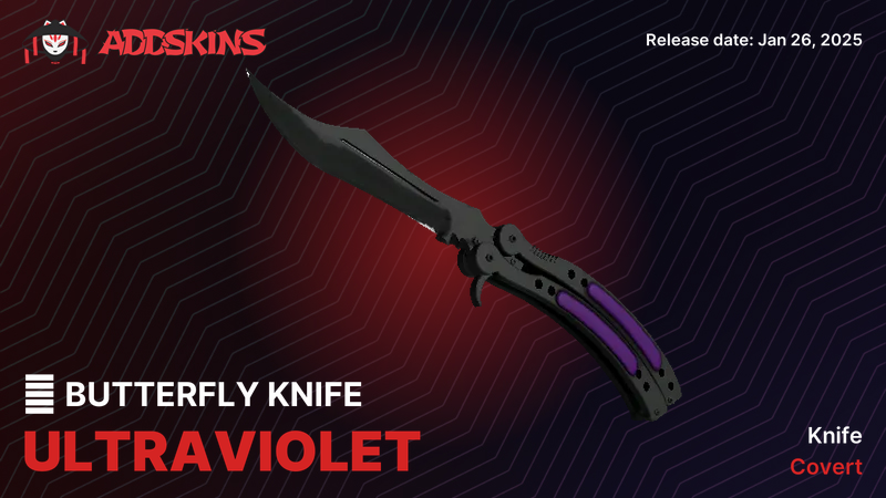 ★ Butterfly Knife Ultraviolet ★ Butterfly Knife Ultraviolet