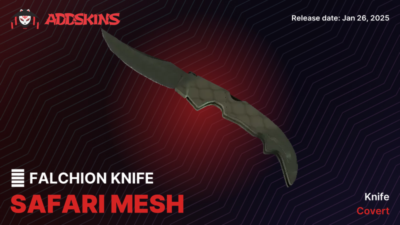 ★ Falchion Knife Safari Mesh ★ Falchion Knife Safari Mesh