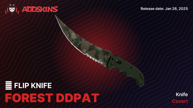 ★ Flip Knife Forest DDPAT ★ Flip Knife Forest DDPAT