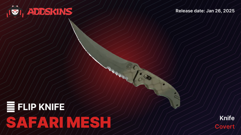 ★ Flip Knife Safari Mesh ★ Flip Knife Safari Mesh