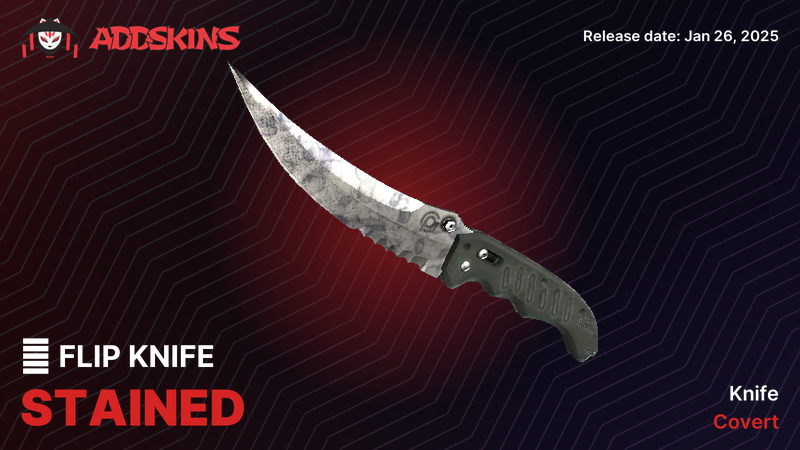 ★ Flip Knife Stained ★ Flip Knife Stained