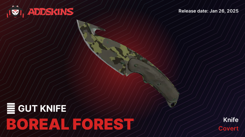 ★ Gut Knife Boreal Forest ★ Gut Knife Boreal Forest