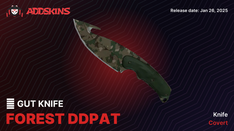 ★ Gut Knife Forest DDPAT ★ Gut Knife Forest DDPAT