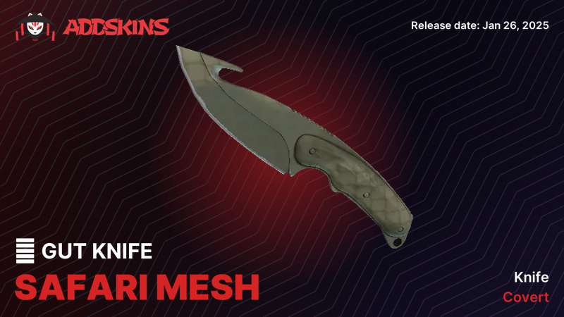 ★ Gut Knife Safari Mesh ★ Gut Knife Safari Mesh
