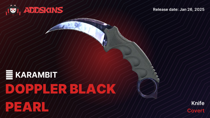 ★ Karambit Doppler Black Pearl ★ Karambit Doppler Black Pearl