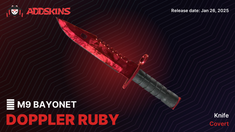 ★ M9 Bayonet Doppler Ruby ★ M9 Bayonet Doppler Ruby