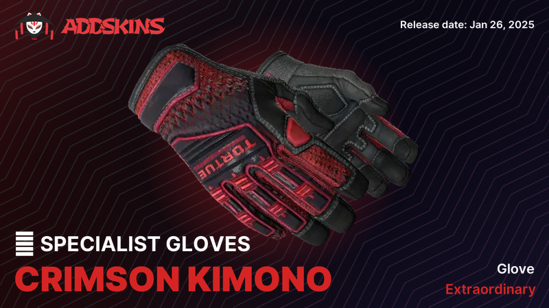 ★ Specialist Gloves Crimson Kimono ★ Specialist Gloves Crimson Kimono
