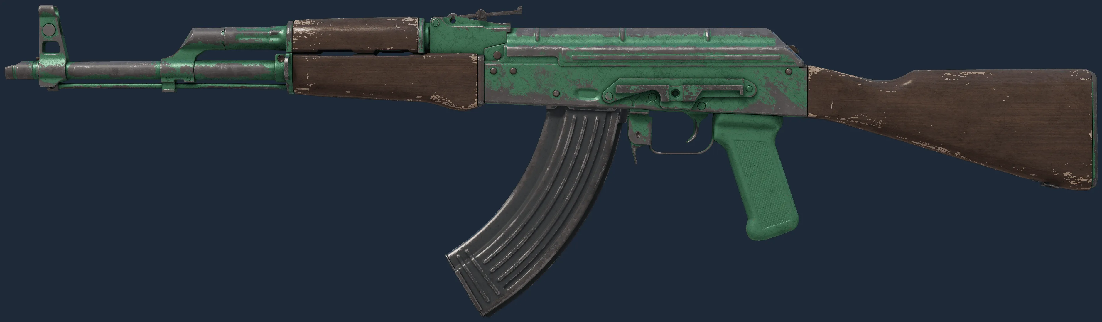 AK-47 | Wintergreen (Battle-Scarred)