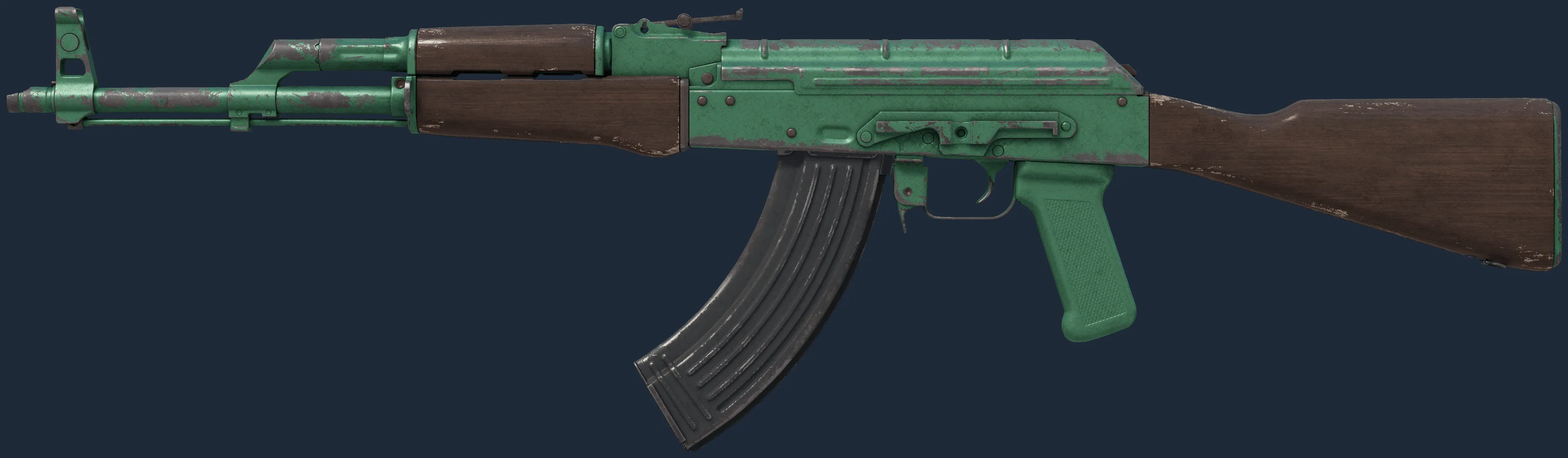 AK-47 | Wintergreen (Well-Worn)