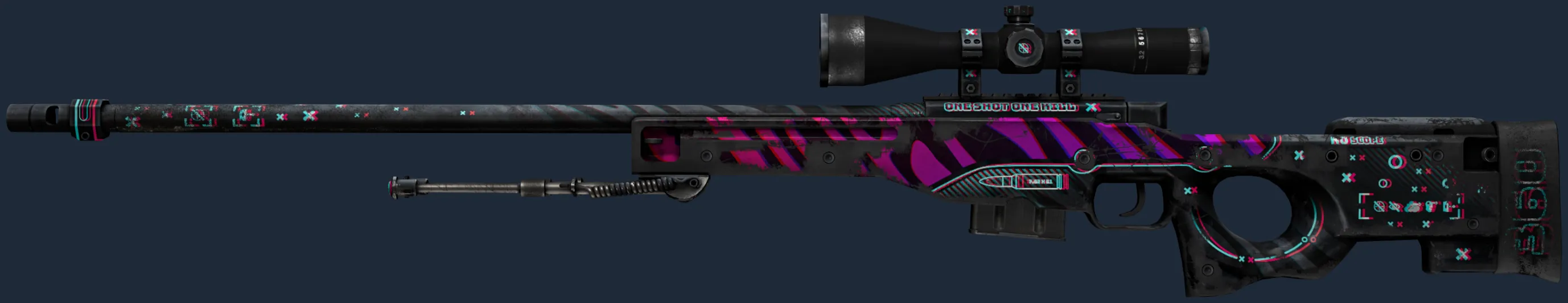 AWP | Chromatic Aberration (Battle-Scarred)