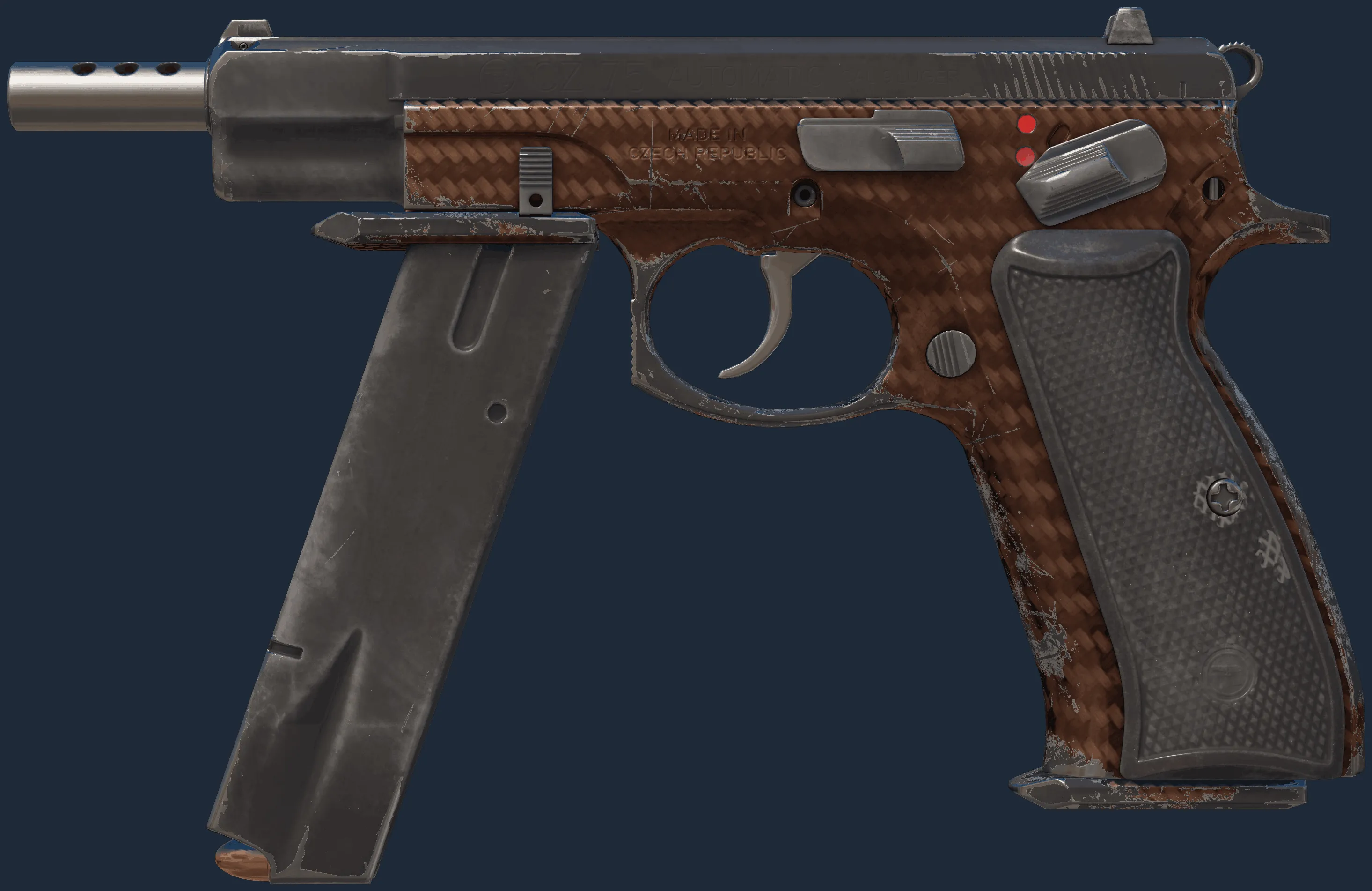 CZ75-Auto | Copper Fiber (Field-Tested)