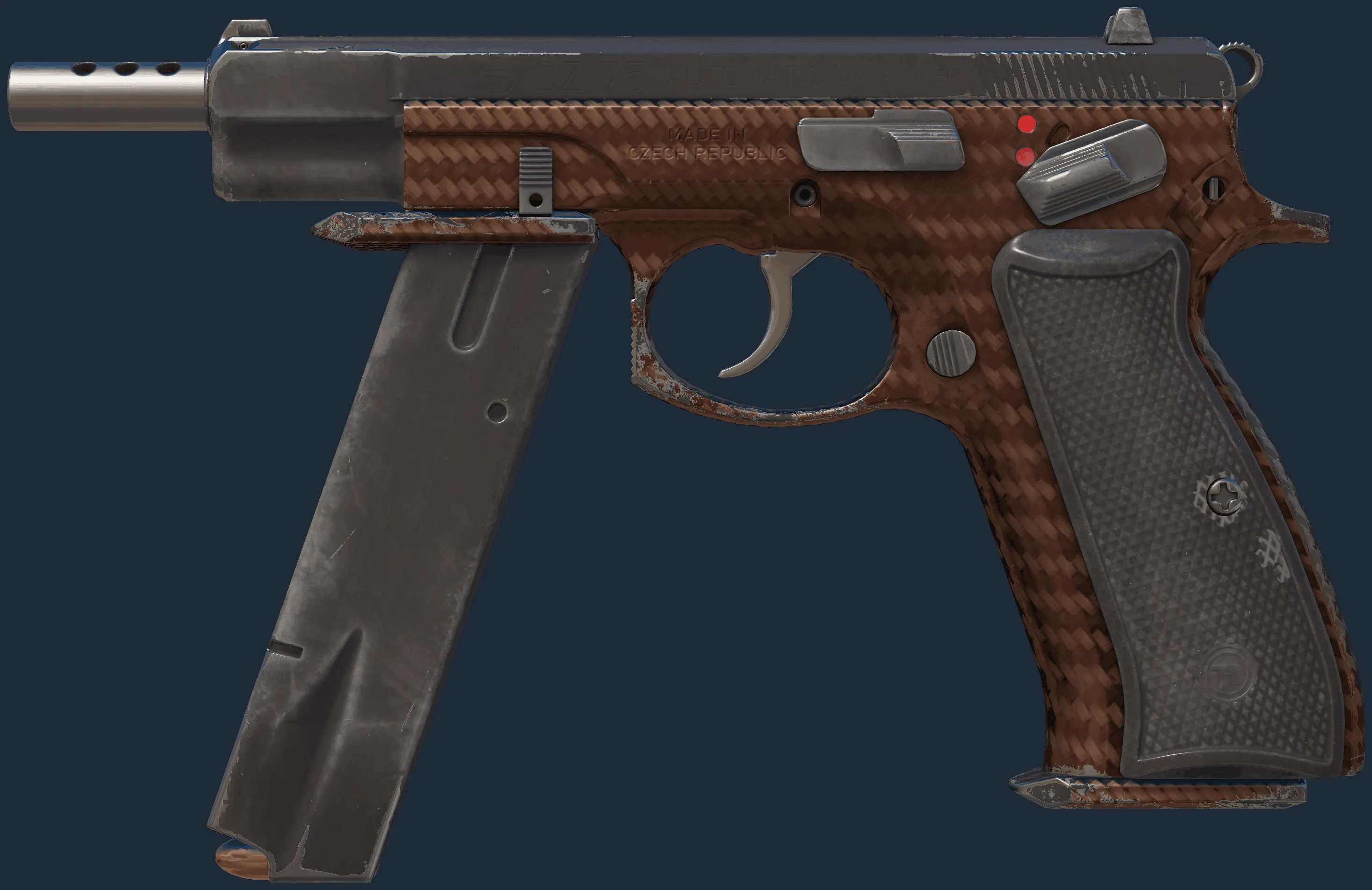 CZ75-Auto | Copper Fiber (Minimal Wear)