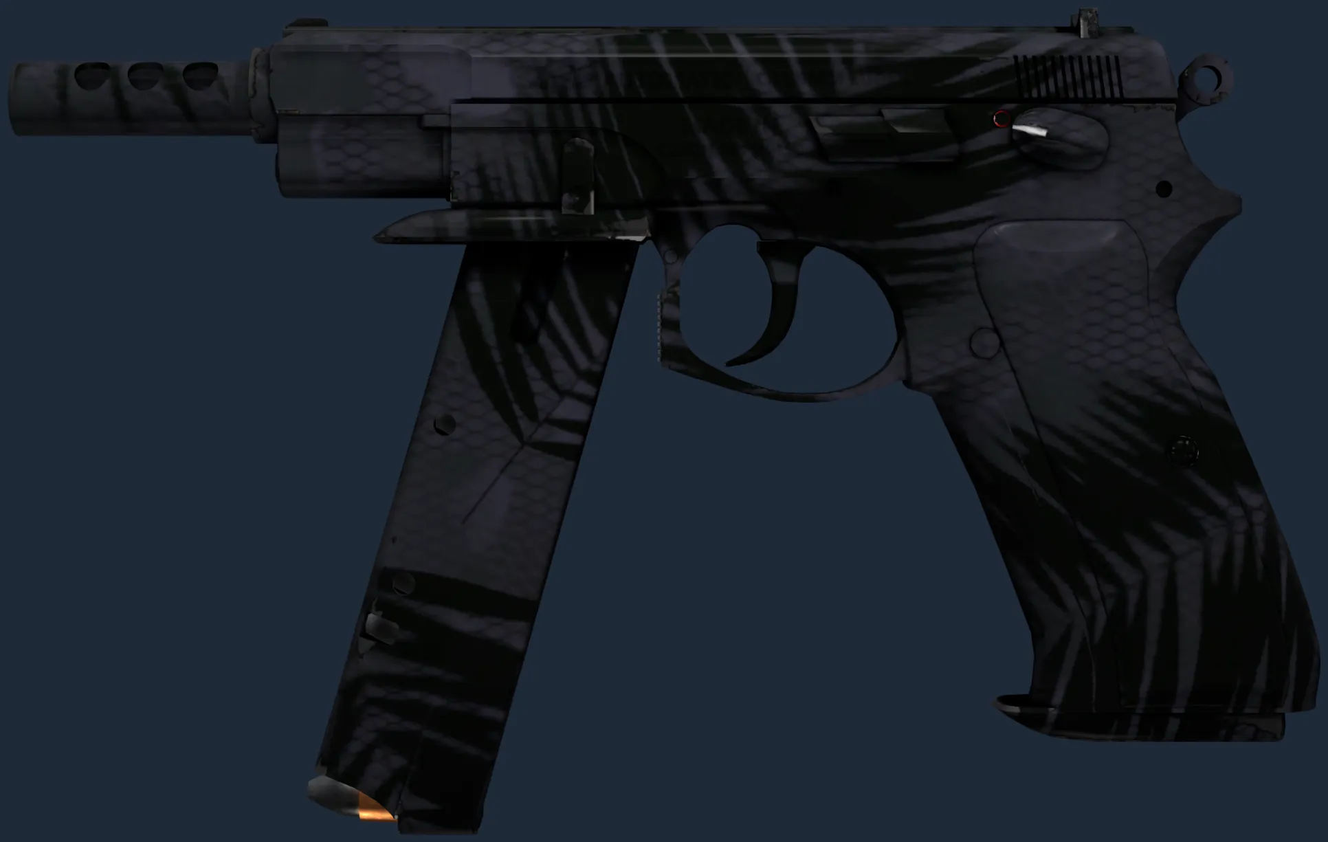 CZ75-Auto | Midnight Palm (Minimal Wear)