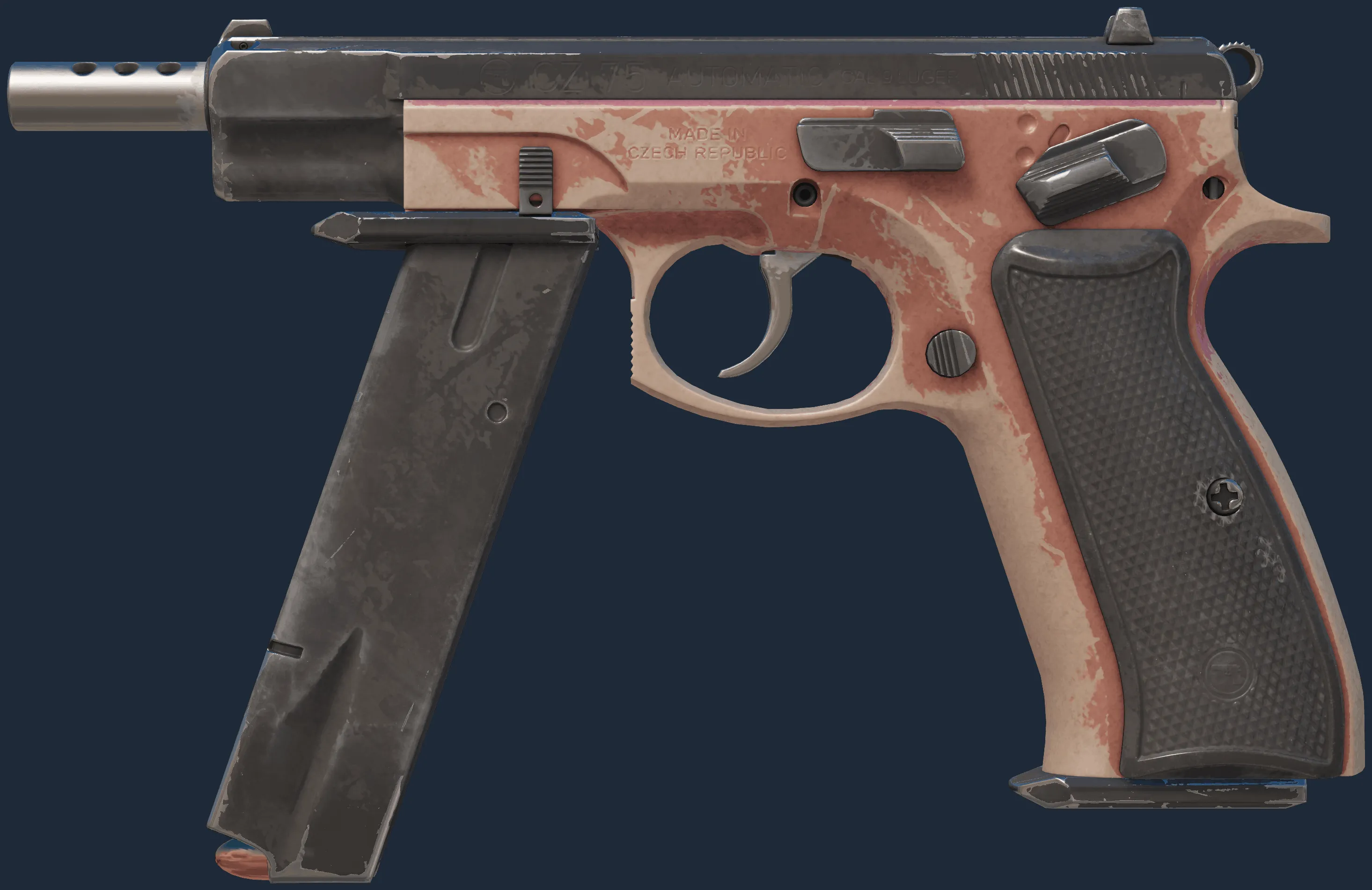CZ75-Auto | Pink Pearl (Battle-Scarred)