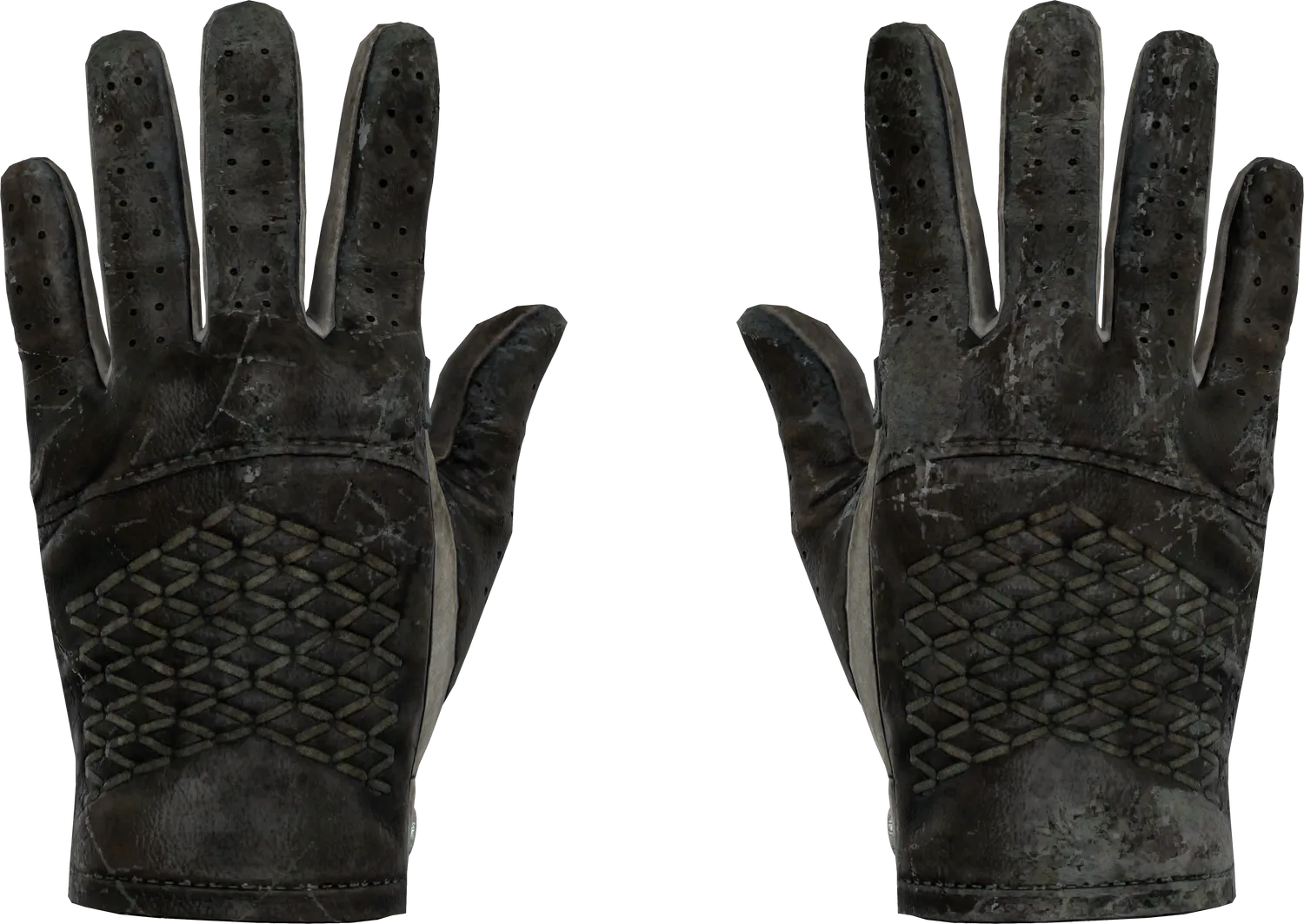 ★ Driver Gloves | Black Tie (Battle-Scarred)