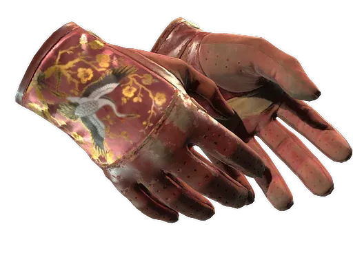 ★ Driver Gloves | Brocade Crane (Battle-Scarred)
