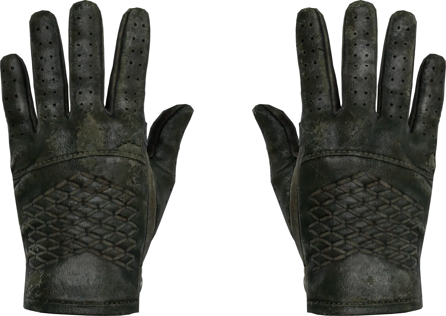 ★ Driver Gloves | Racing Green (Battle-Scarred)