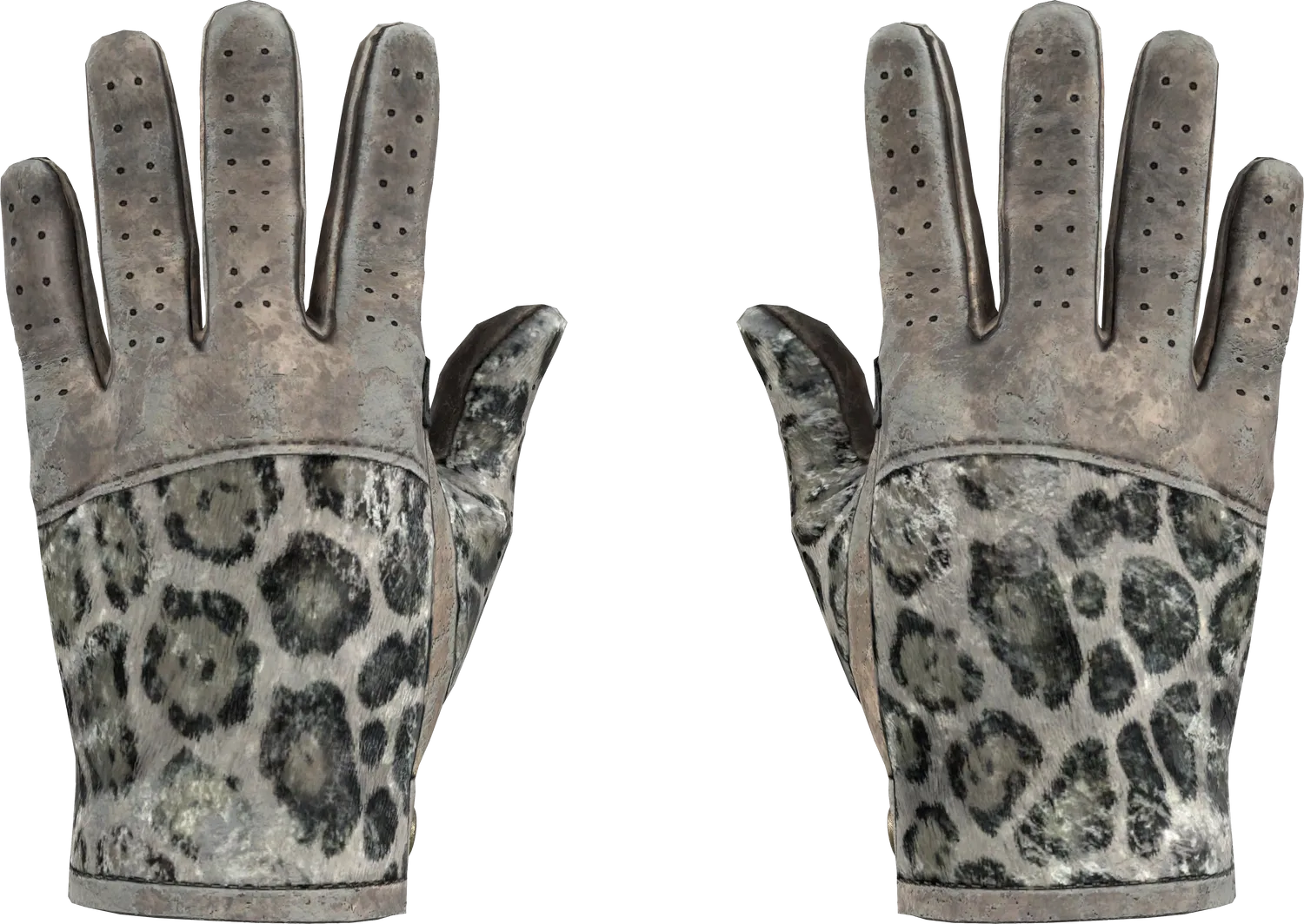 ★ Driver Gloves | Snow Leopard (Battle-Scarred)