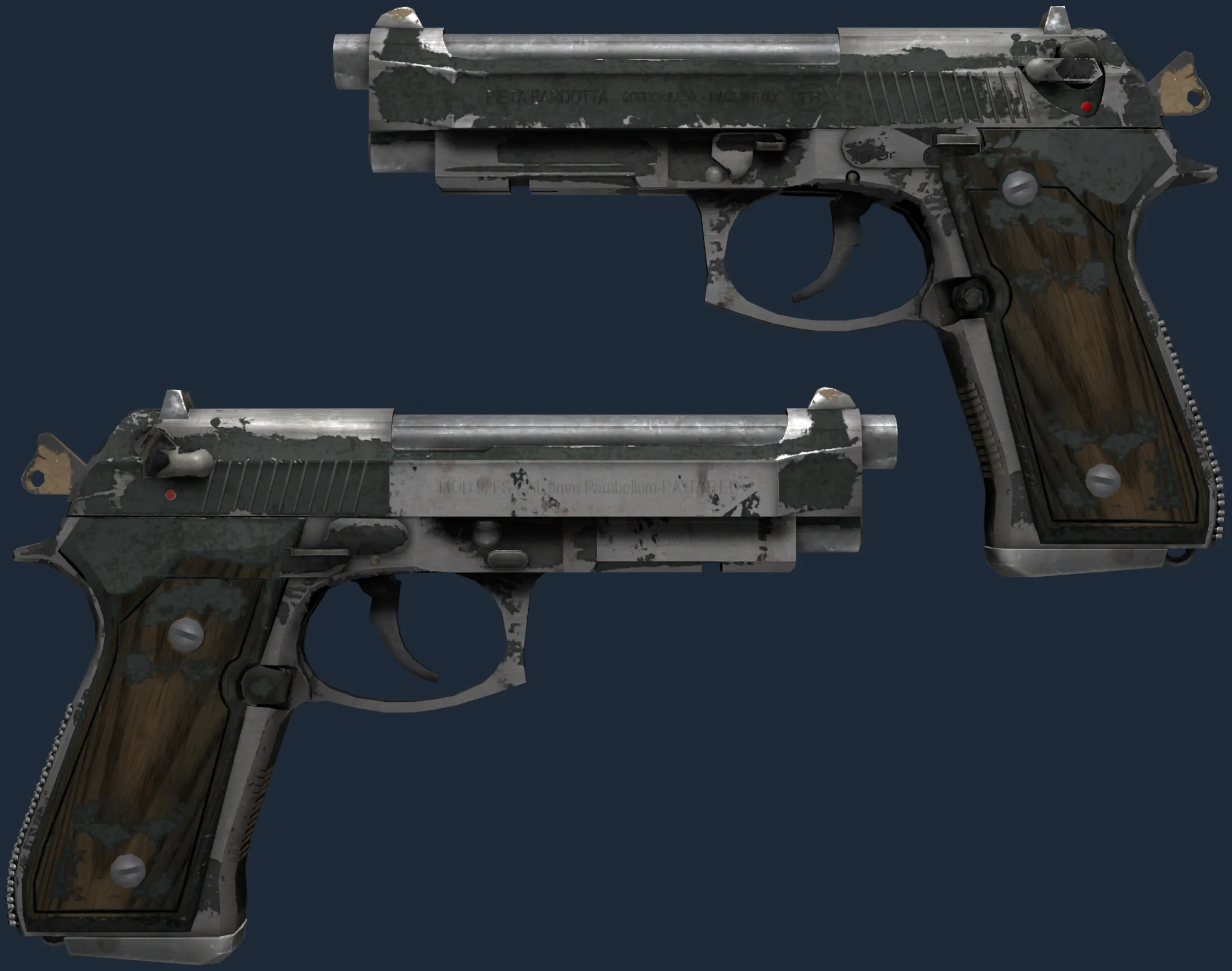 Dual Berettas | Contractor (Battle-Scarred)