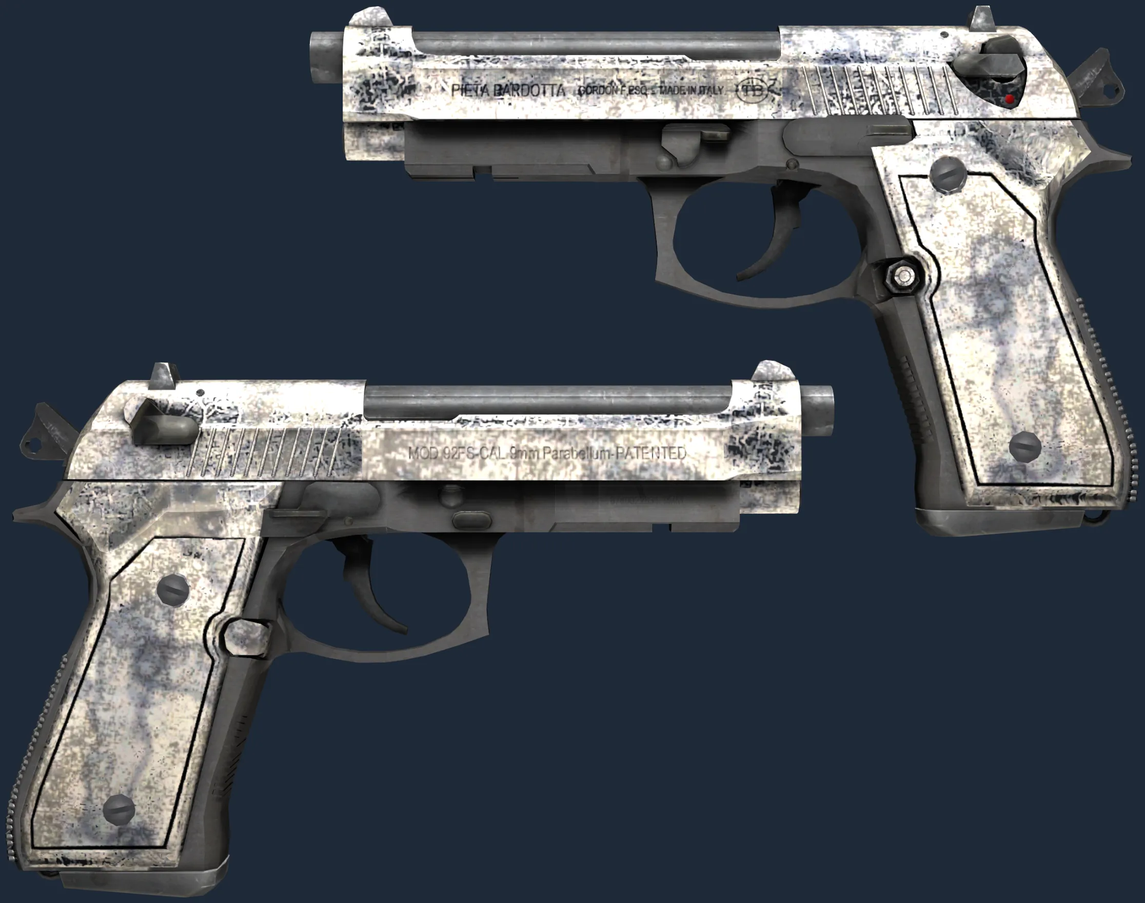 Dual Berettas | Stained (Battle-Scarred)