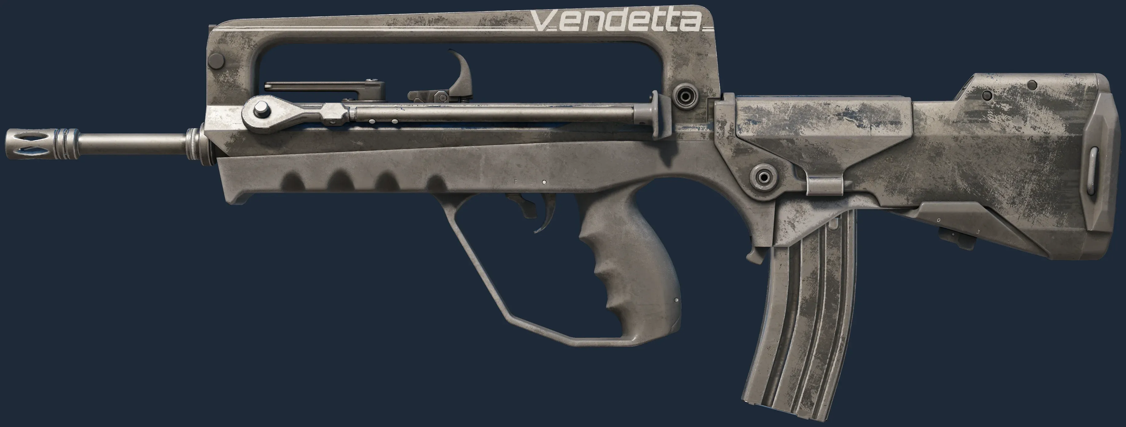 FAMAS | Vendetta (Battle-Scarred)