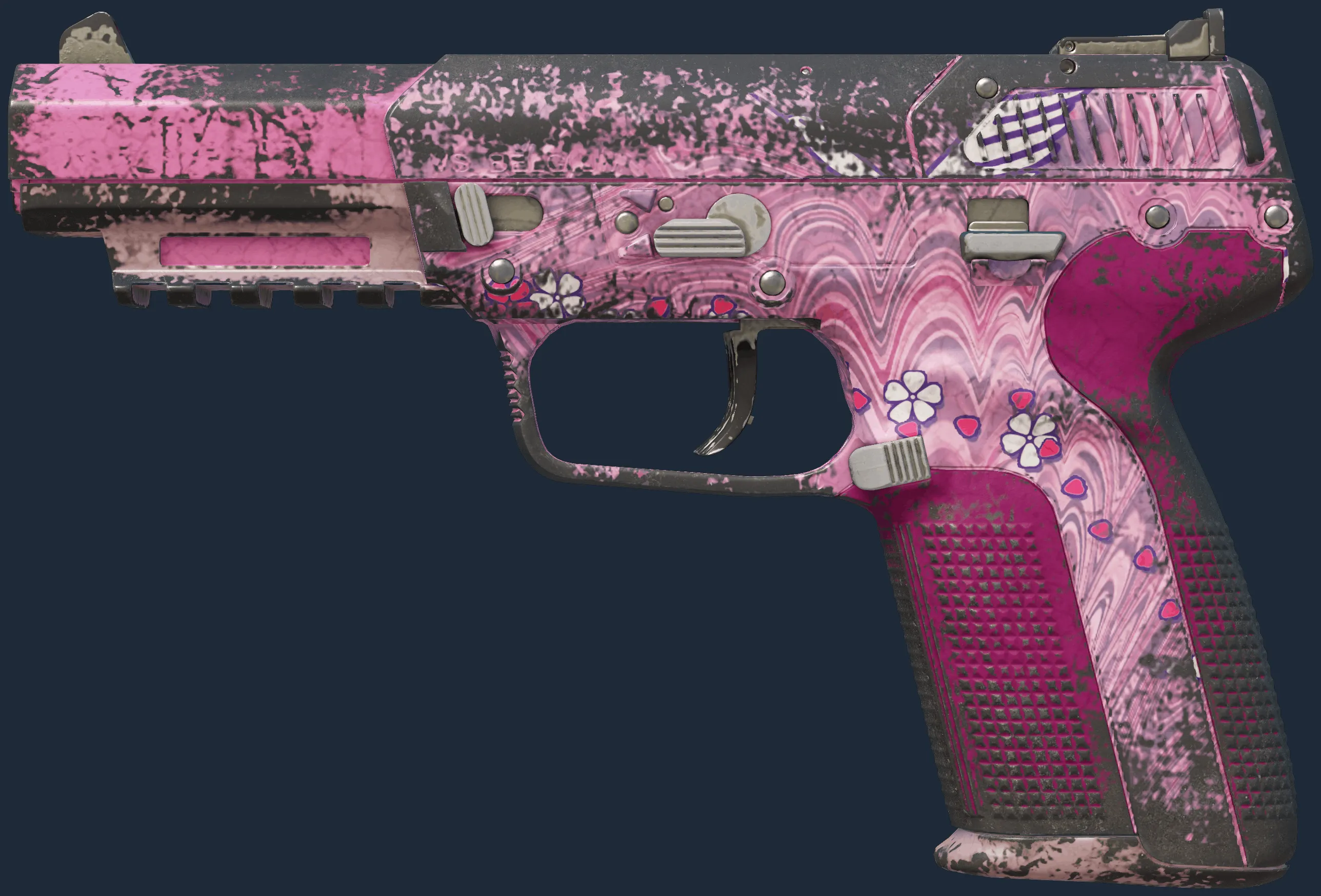 Five-SeveN | Fraise Crane (Battle-Scarred)
