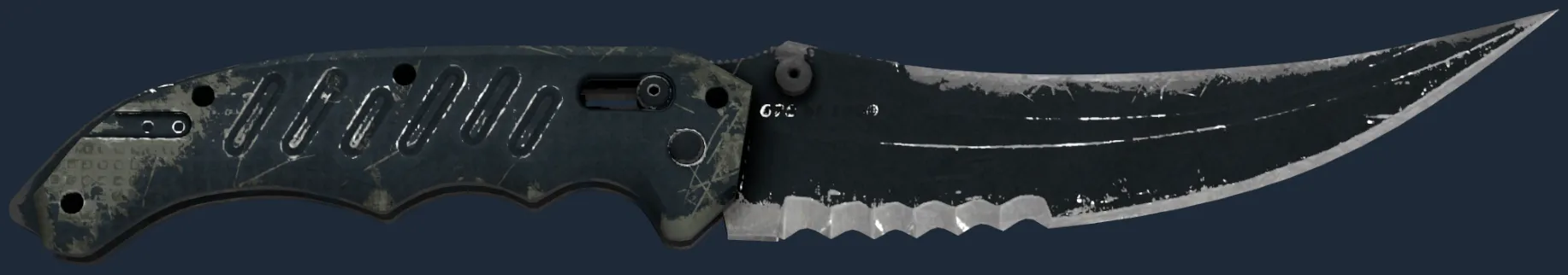 ★ Flip Knife | Night (Battle-Scarred)