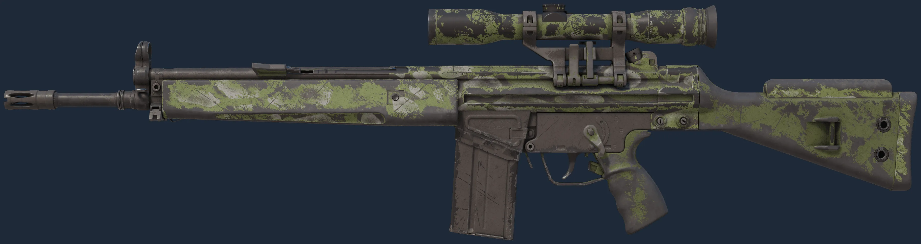 G3SG1 | Green Cell (Battle-Scarred)