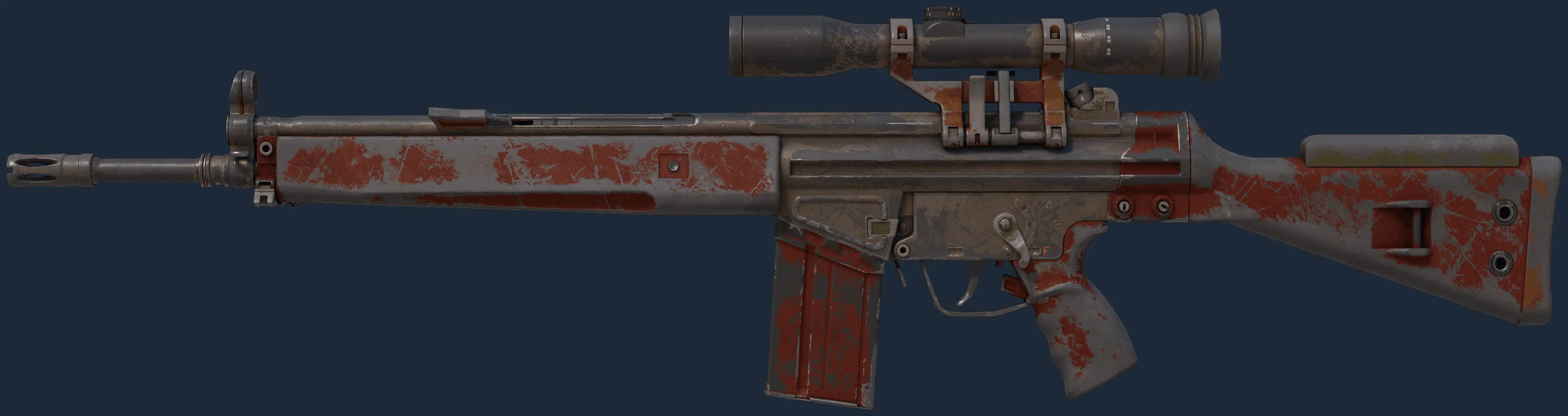 G3SG1 | Red Jasper (Battle-Scarred)