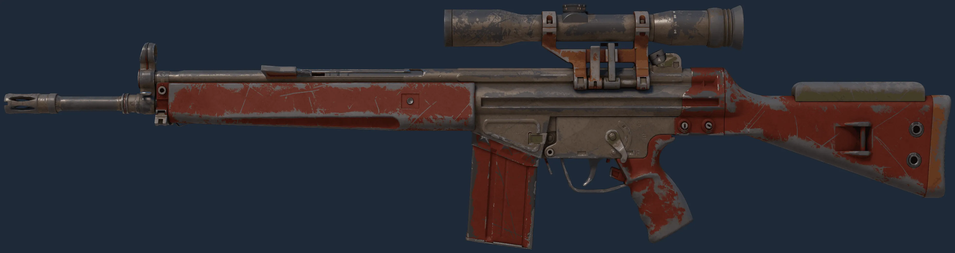 G3SG1 | Red Jasper (Well-Worn)