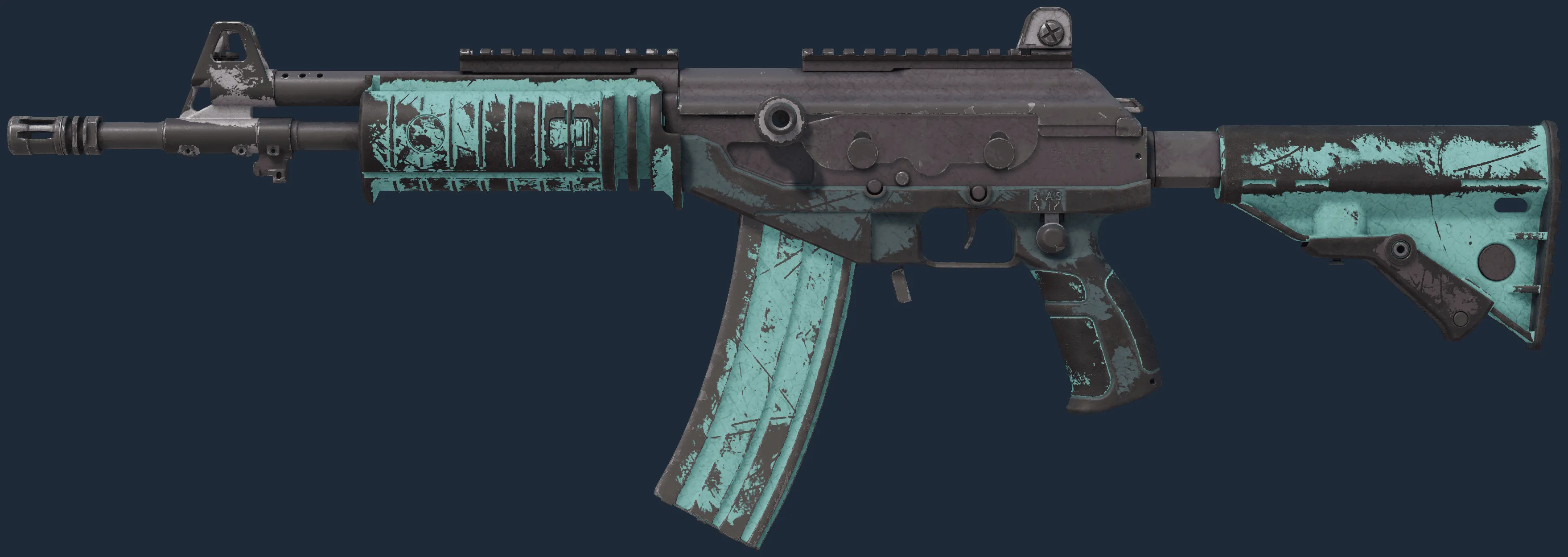 Galil AR | Robin's Egg (Battle-Scarred)