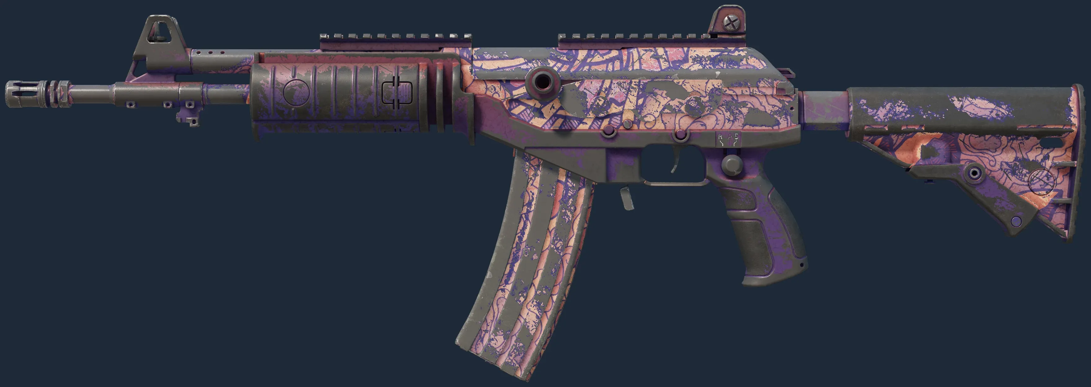 Galil AR | Sky Mandala (Battle-Scarred)