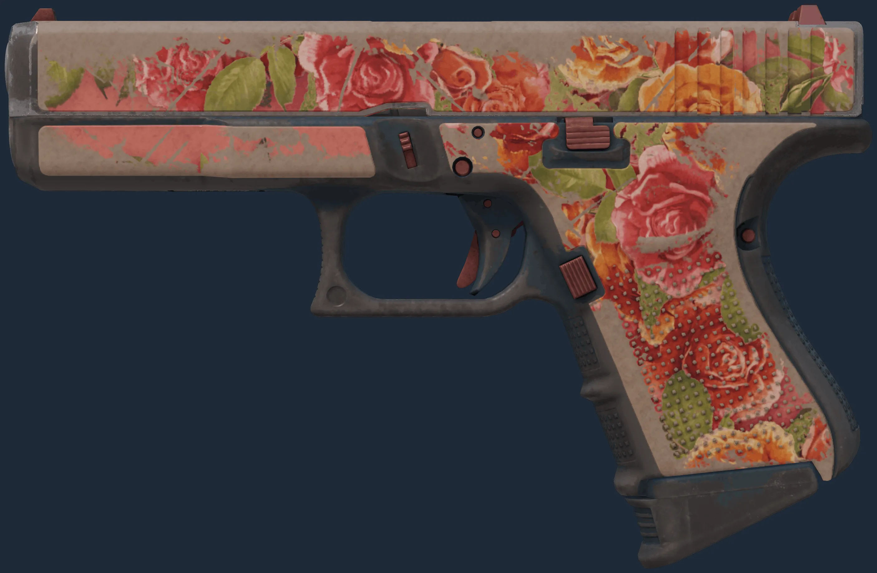 Glock-18 | Coral Bloom (Battle-Scarred)