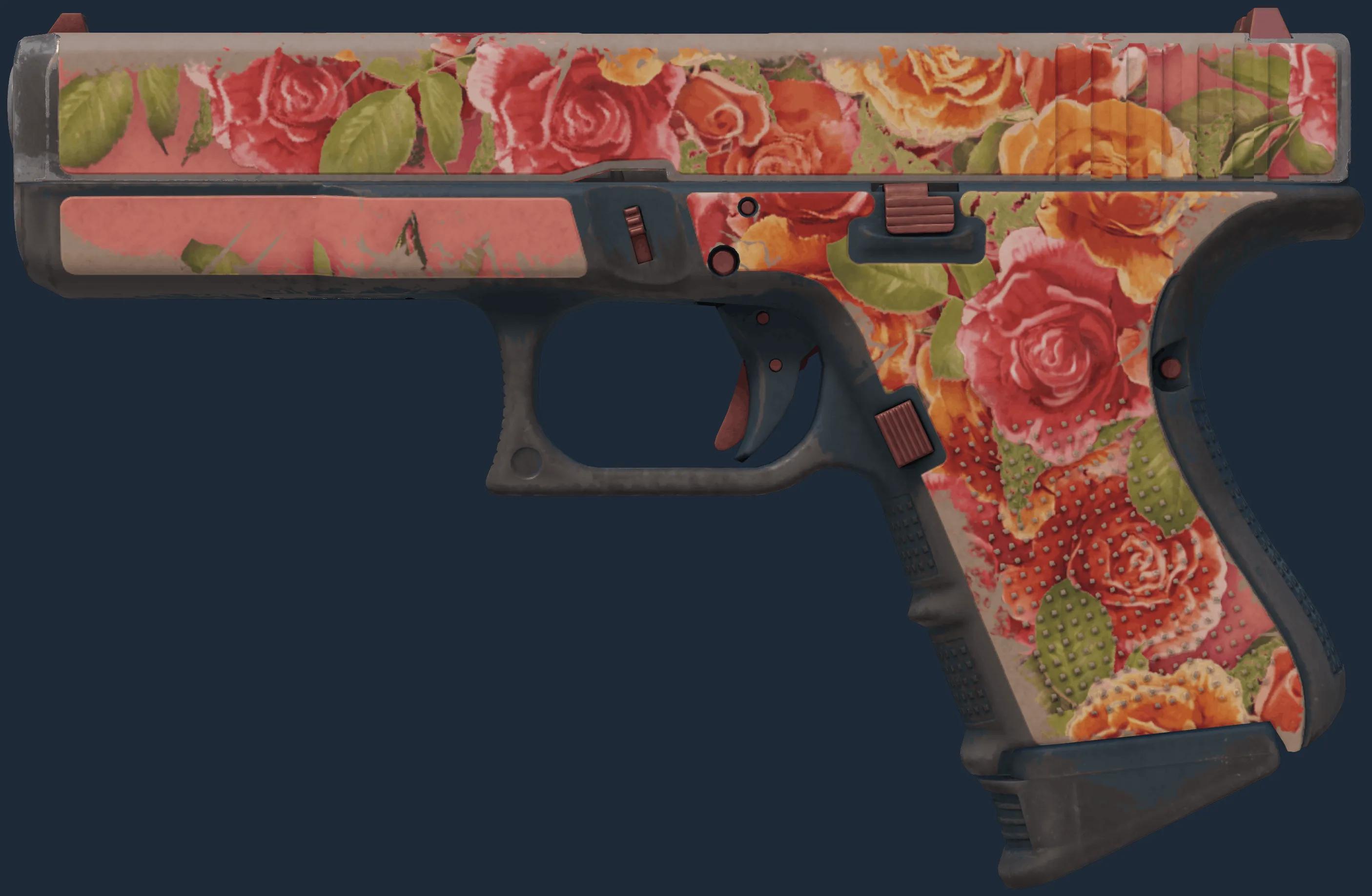 Glock-18 | Coral Bloom (Well-Worn)