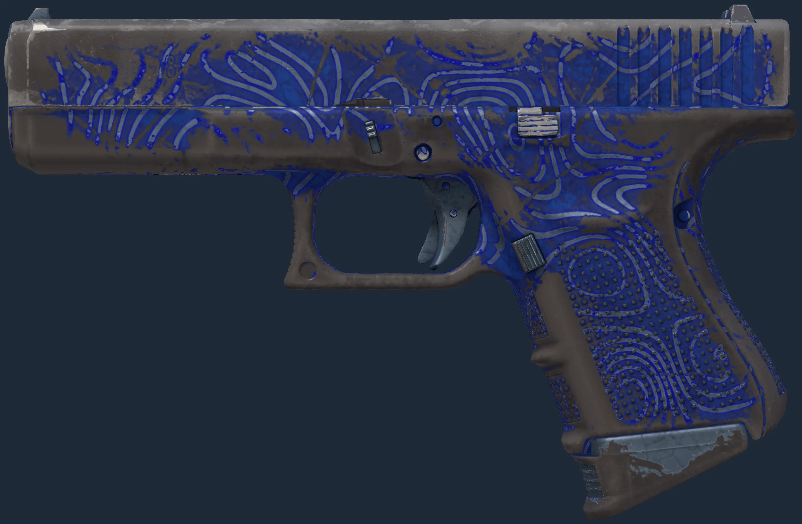 Glock-18 | Ocean Topo (Battle-Scarred)