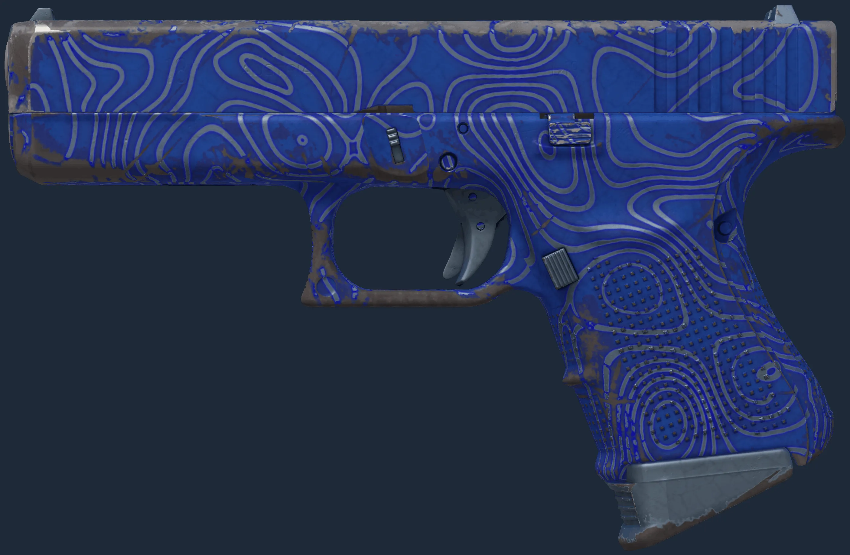 Glock-18 | Ocean Topo (Field-Tested)