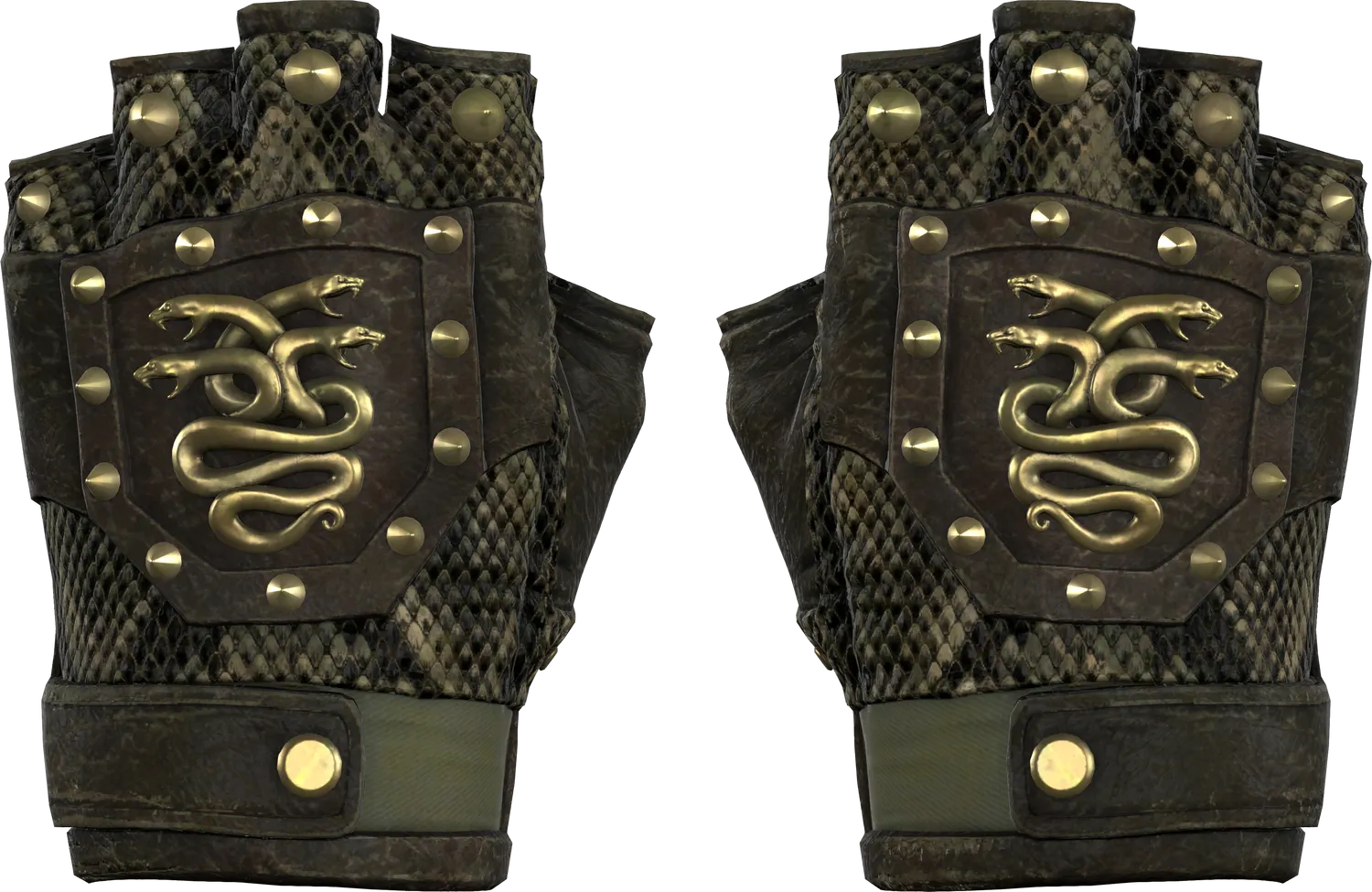 ★ Hydra Gloves | Rattler (Well-Worn)