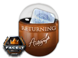 London 2018 Returning Challengers Autograph Capsule