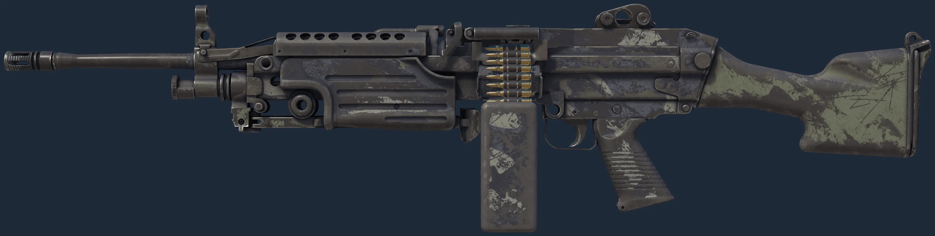M249 | Sage Camo (Battle-Scarred)