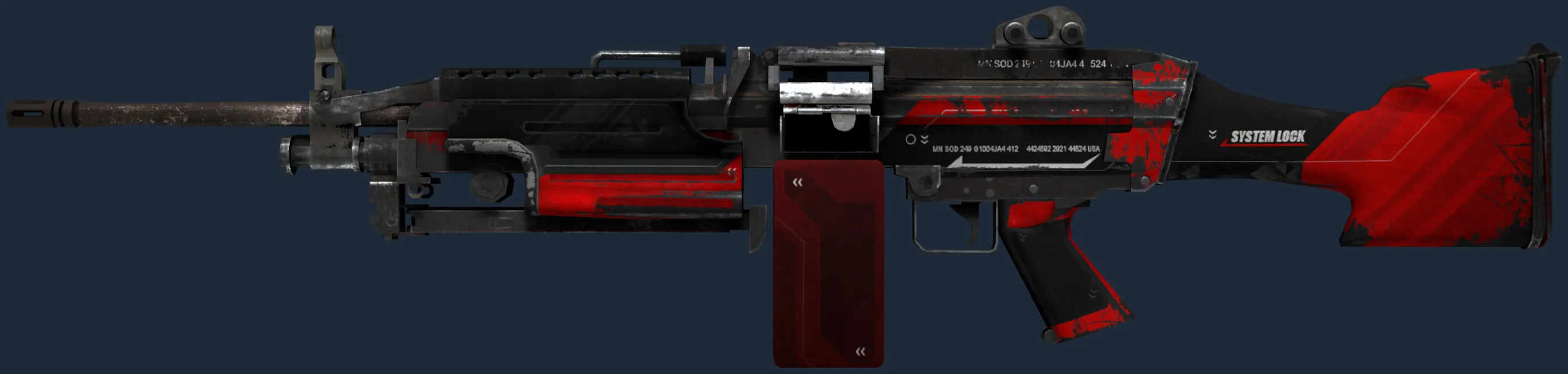 M249 | System Lock (Battle-Scarred)