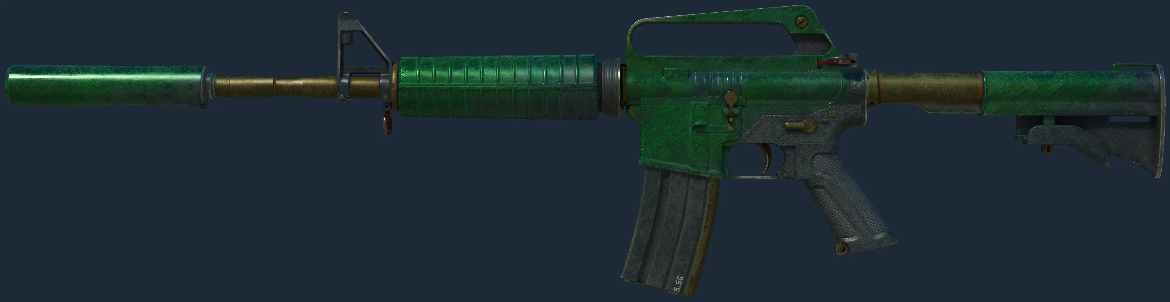 M4A1-S | Electrum (Battle-Scarred)