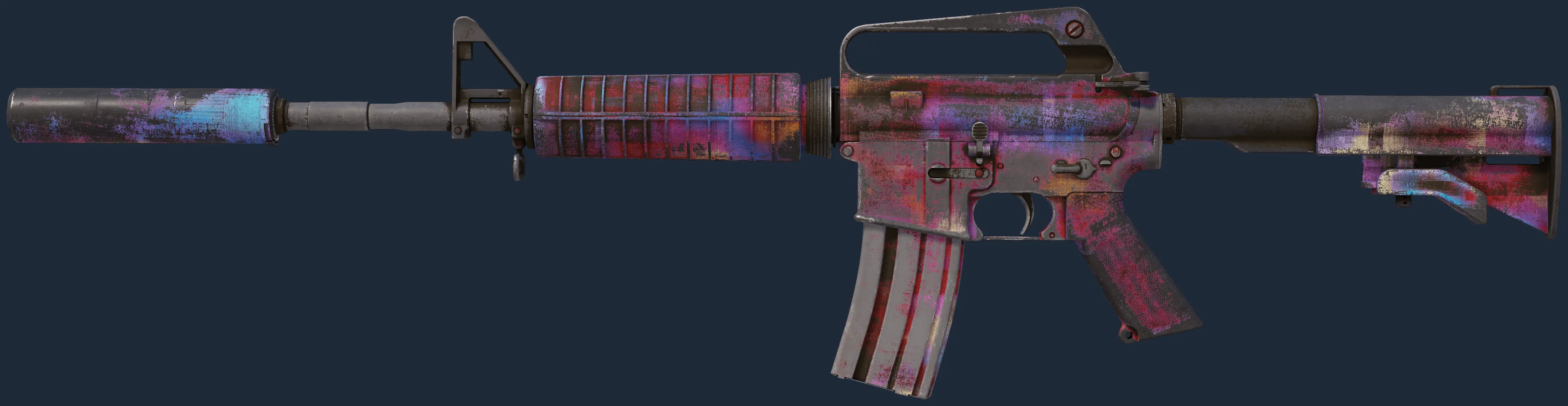 M4A1-S | Glitched Paint (Battle-Scarred)