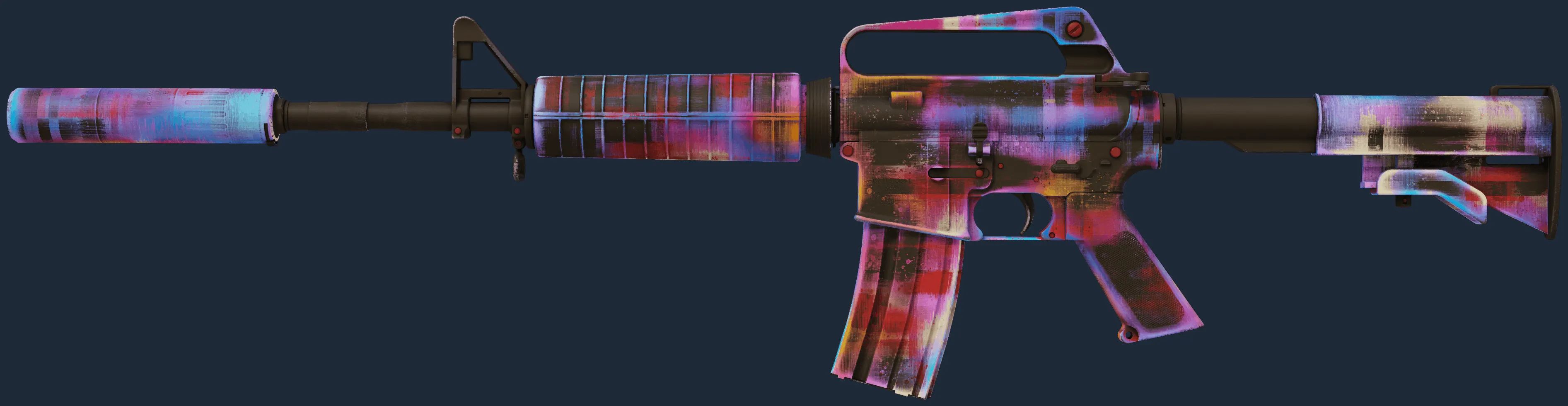 M4A1-S | Glitched Paint (Minimal Wear)