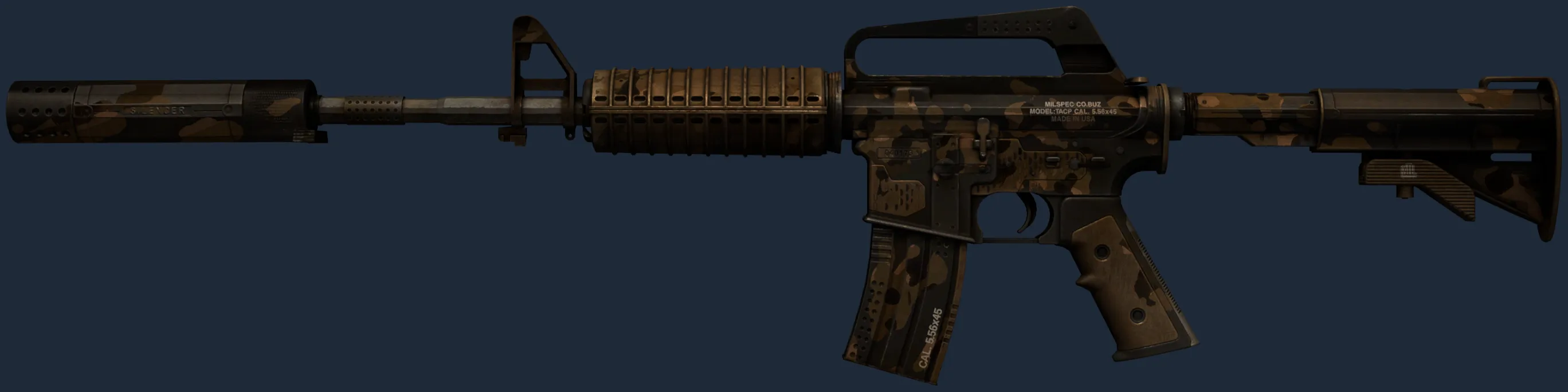 M4A1-S | Mud-Spec (Battle-Scarred)