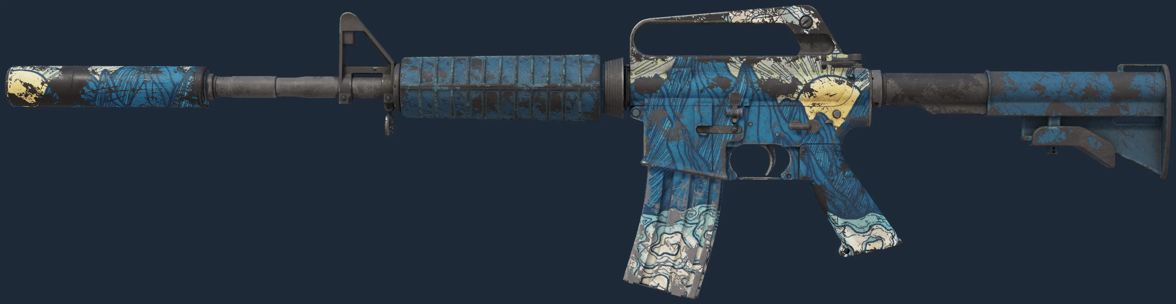M4A1-S | Solitude (Battle-Scarred)