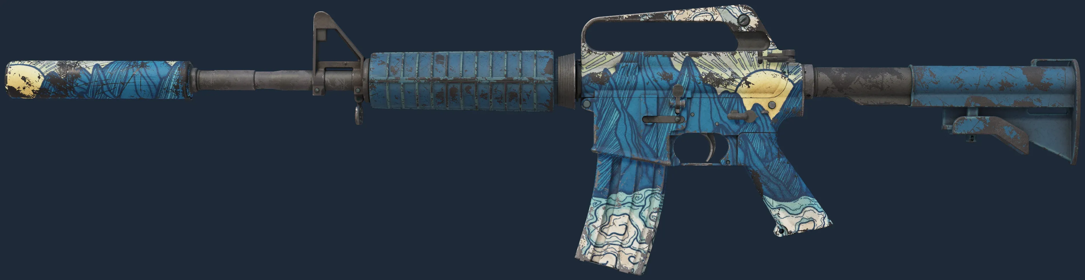 M4A1-S | Solitude (Well-Worn)