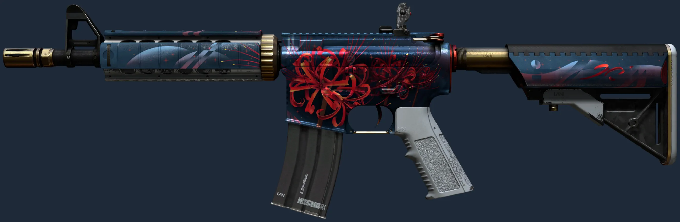 M4A4 | Spider Lily (Minimal Wear)